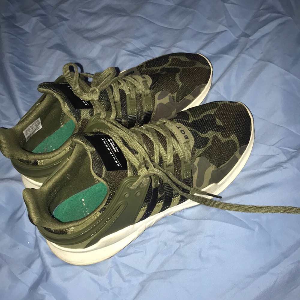 AdidaS EQT camo shoe . Women’s sz 8